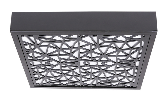 Plafonnier Laser 2 noir 1x18w led