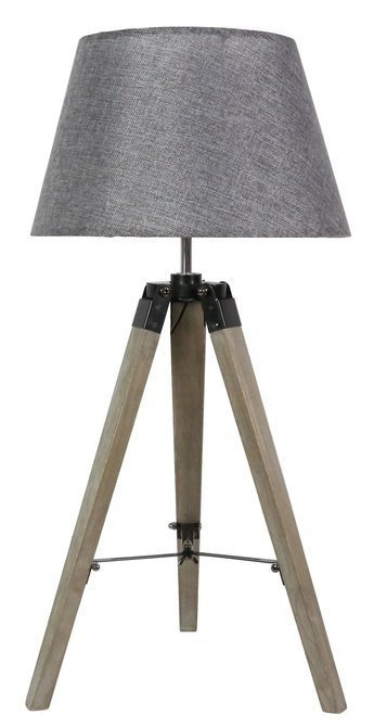 Tischleuchte grau 60W E27 Lugano 41-31150