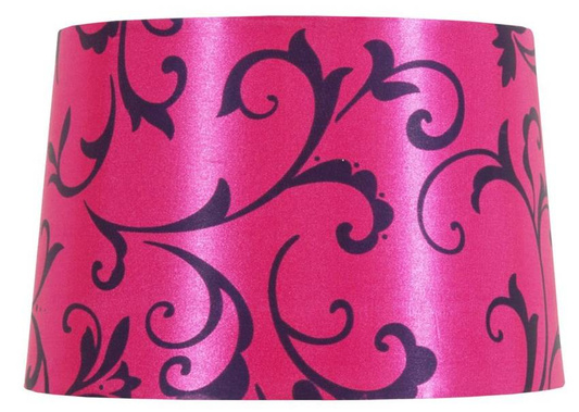 Rosa Stoff/PVC-Lampenschirm E14 Arosa Candellux 77-10650