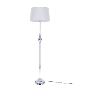 Lampa podłogowa czarna nitkowy abażur 60W Gillenia Candellux 51-21420