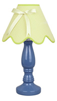 Table lamp ceramic blue and pistachio 60W E27 Lola Candellux 41-84361