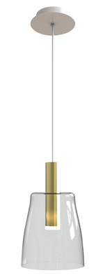 Suspensie sticla incolora LED 5W Modena Ledea 50133069
