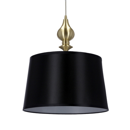Prima gold suspension or satiné E27 noir 31-09241