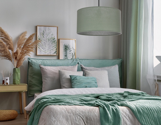 Shanti pendant lamp SHANTI black 1x40 E27 shade mint 31-38654