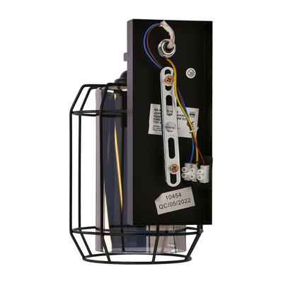 Lampa Jonera aplic negru p20 1x40w e27 abajur afumat 21-10186