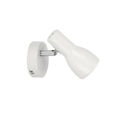 Lampa ścienna kinkiet 1X40W E14 biały mat PICARDO 91-44198
