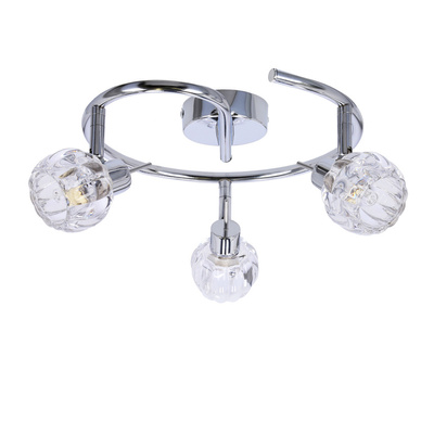 Lampa sufitowa spirala 3X40W G9 chrom BOMBOLA 98-70326