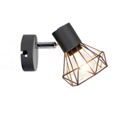 Aplică de perete cu sârmă gri 1X40W E14 Verve 91-60969
