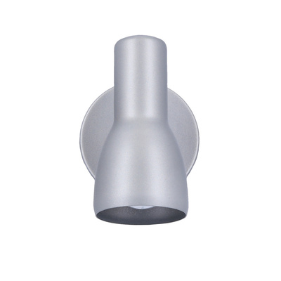 Lampa ścienna Candellux kinkiet Picardo 91-43917 E14 szary srebrny