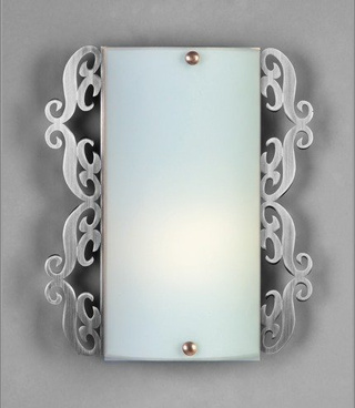 Plafoniera plafon 1X60W E27 22X25cm satin CASABLANCA