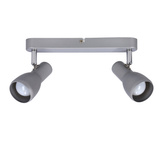 Ceiling wall lamp silver strip 2x40W Picardo 92-44211