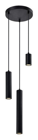 Lampa suspendata placa neagra 3x25W Tubo 33-79084