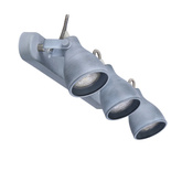 Bandă de perete 3X40W GU10 gri mat ASH 93-64301