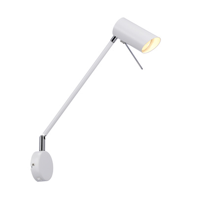 Mattweiße verstellbare drehbare Wandleuchte GU10 40W Milly Candellux 21-73907