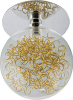 Orange glass ball ceiling luminaire SK-42 2299795