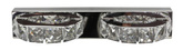 LED wall lamp 2x3W crystals SHIPI 22-45300
