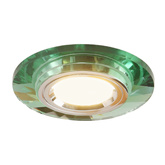 SS-10 2230422 chrome/green fixed ceiling luminaire