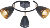 Plafonnier Luxan 39x39 noir 48w led 4000k led s.blanc