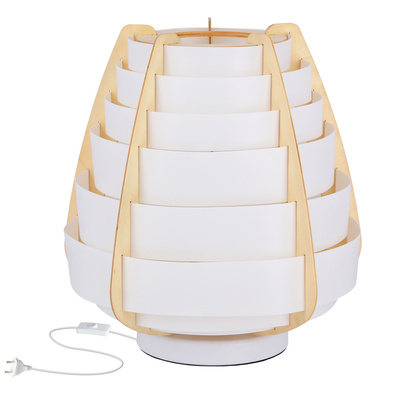 Lampa de masa lemn bej + plastic Nagoja Ledea 50501039