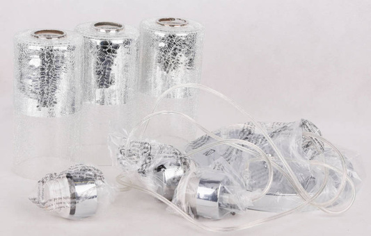 Silver ceiling pendant lamp with glass shades 3x60W Libano Candellux 33-51691