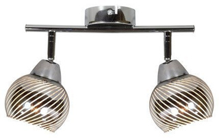 Bandă de perete 2X10W E14 LED crom FORT 92-62819