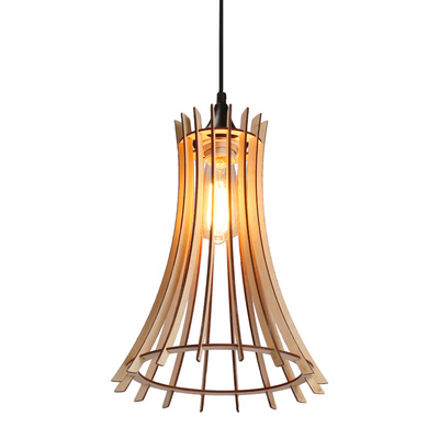 ECO 7 LAMPĂ 1X40 E27 Abajur din lemn