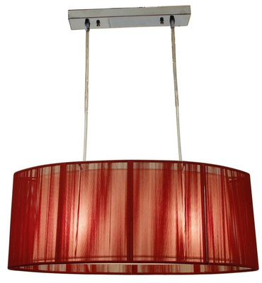 Plafoniera Candellux 32-10059 Artemis 2X60W E27 rosu