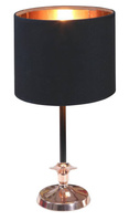 Table lamp black / copper 60W E14 Violino 41-38784