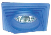 Plafon din sticlă pătrat albastru SS-01 2240134