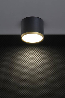 Ceiling lamp TUBA gold + black LED 9W 4000K 2275963