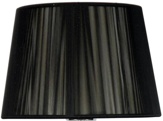 Abażur czarny do lampki 16x24cm Gillenia 77-09845