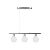 Suspension boule chrome abat-jour 3xG9 Oden 33-03263
