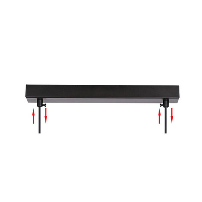 Suspension en verre noir / marron 2xE27 Aspa 32-00590