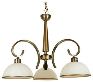 Mandarin Overhang 3X60W E27 Abajur cu o dungă patină închisă la culoare 33-47564