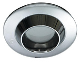 Nowoczesna oprawa wpuszczana MR16 SH-02 CH srebrna IP65 + oprawka GU10 LED