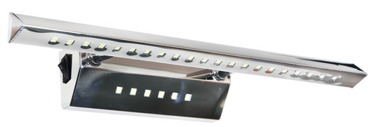 Wandleuchte Wandleuchte 7W LED Dreiecksrohr mit Schalter Chrom FORTE 20-27030