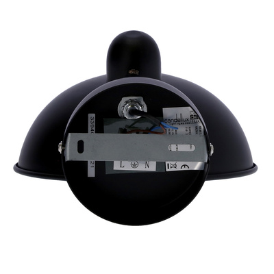 Wandleuchte 1X40W E14 schwarz DURIO 21-53589