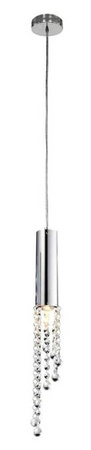 Warm chrome LED ceiling lamp + GU10 Duero 31-25241