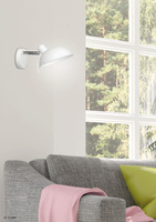 Wandleuchte 1X40W E14 weiß DURIO 21-51448