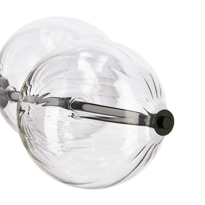 PLAYA pendant lamp black 10W LED 3000K clear shade