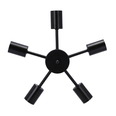 Suspensie Sparta neagra 5X60W E27 35-09388