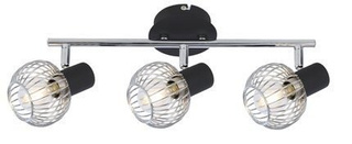 Wall lamp candellux oslo 93-61850 e14 black/chrome