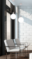 Hanging lamp white ball shade 15cm Oden 31-03287
