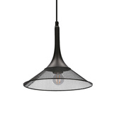 Lampe suspendue noire 25cm Kiruna S Ledea 50101205