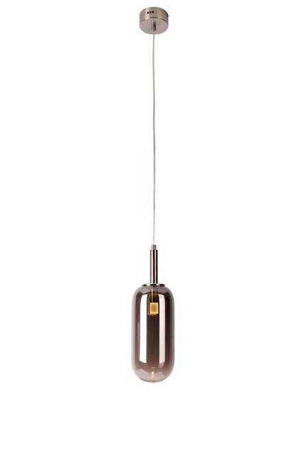 Lampa wisząca szklana srebrna LED 6W Fiuggi Ledea 50133214