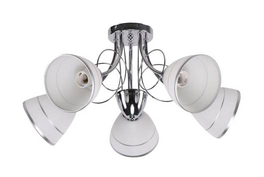 Elotte Lampa Sufitowa 5X40W E27 Biały