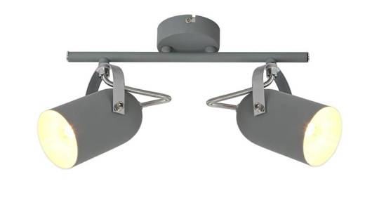 Lampa ścienna Candellux Gray listwa 92-66480 E14 szary