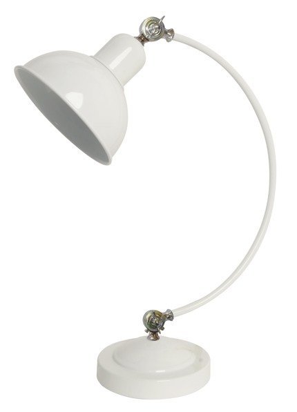 Lampa de masa reglabila alba 40W Vechi 41-27931