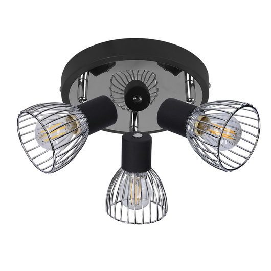 Lampa Candellux 98-61546 plafon E14 negru crom