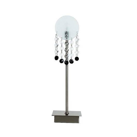 Lampa de masa Luxor 41-02795 sticla nichel mat